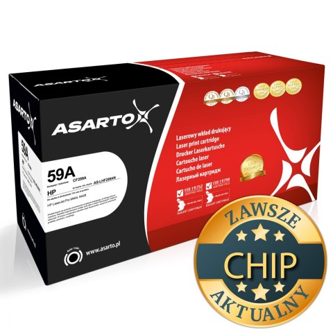 Toner Asarto do HP 59A | CF259A | 3000 str. | black | AKTUALNY CHIP Asarto