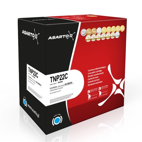 Toner Asarto do Konica-Minolta TNP22C | A0X5452 | 6000 str. | cyan Asarto