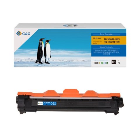 G&G kompatybilny toner z Brother TN1030, TN1050, TN1075, TN1060, TN1070, NT-PB1000, black, 1000s G&G kompatybilny toner z Brother TN1030, TN1050, TN1075, TN1060, TN1070, NT-PB1000, black, 1000s