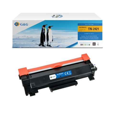G&G kompatybilny toner z Brother TN2421, NT-PB2421C, black, 3000s G&G kompatybilny toner z Brother TN2421, NT-PB2421C, black, 3000s