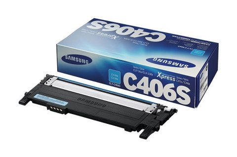 Oryginalny Toner Cyan Samsung CLP360 (CLT-C406S, CLTC406S, ST984A)