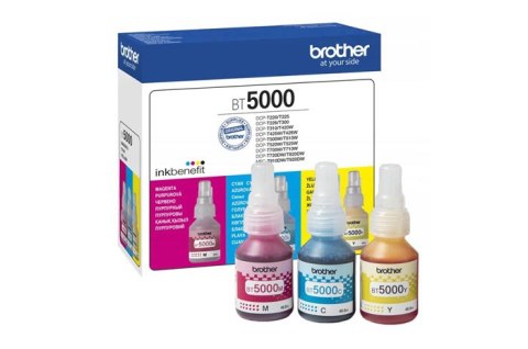 Oryginalny Tusz w butelce CMY Brother BT-5000C, BT-5000M, BT-5000Y (BT5000C, BT5000M, BT5000Y)