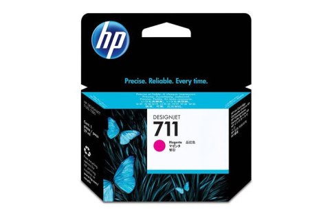 Oryginalny Tusz Magenta HP 711 (CZ131A)