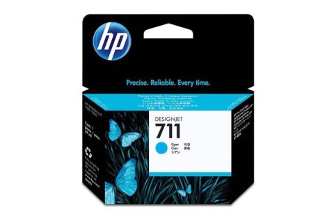 Oryginalny Tusz Cyan HP 711 (CZ130A)